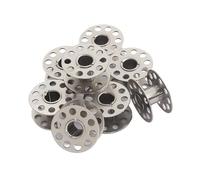 Metal bobbins for Sewing Machine 10pcs Iron Metal Bobbins Spool Sewing Craft Tools Transparent Plastic Empty Machine(Light Green)
