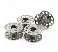 Metal Bobbins - Sewing Machine Spool Universal Fits Most Brands (10 x Bobbins)