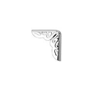 Metal Book Corner Protectors Edge Cover Guard 15 x 15 x 3 mm Silver Tone Pack of 50