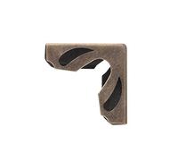 Metal Book Corner Protectors Edge Cover Guard 21 x 21 x 8.5 mm Bronze Tone 20 Pieces