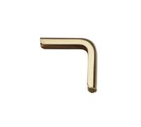 Metal Book Corner Protectors Edge Cover Guard 23 x 23 x 5 mm Gold Tone Pack of 50