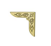 Metal Book Corner Protectors Edge Cover Guard 25 x 25 x 6 mm Bronze Tone Pack of 50