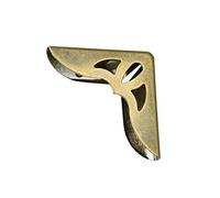 Metal Book Corner Protectors Edge Cover Guard 30 x 30 x 8.5 mm Bronze Tone 60pcs