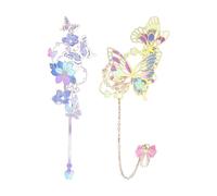 Metal Bookmark - Butterfly Marker, 1 Piece Artistic Accessory for Library Reading, Vintage Page Holder for Students, Teachers, Classroom, School, Study, Home, Room