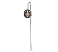 Metal Bookmark Gift Vintage Bookmarks Rocket Clipart Space Ship Funny Book Marks Stainless Steel Book Mark Personalized Bookmark Reading Accessories for Book Lovers Bookish Bookmate 1"