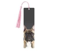 Metal Bookmark with Tassel Book Mark French Bulldog Reading Markers for Book Lovers Bookmarks for Book Lovers Writers Readers Men Women Book Marks Accessories