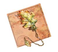 Metal Bookmarks Artistic Botanical Leaf Reading Book Marker | Vintage Bookmark for Library, School, College, Classroom, Dorm, Women, Men, Teacher, Writer