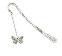 Metal Bookmarks Dragonfly Book Marker Glow in The Dark Retro Reading Page Marker Vintage Metal Book Marker Glow in The Dark Butterfly Bookmark for Reader (Butterfly, Universal, Metal, 1, 12.3 cm, 1)