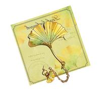 Metal Bookmarks for Men Artistic Botanical Leaf Reading Book Marker | Aesthetic Bookmarks for Reading Library School College Classroom Study Office Student Teacher Writer