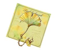 Metal Bookmarks for Men Elegant Artistic Botanical Leaf Book Marker | Vintage Bookmark for Library, School, College, Classroom, Dorm, Women, Men, Teacher, Writer