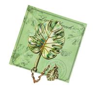 Metal Bookmarks for Women Elegant Botanical Leaf Page Marker | Plant Bookmark for Reading Library School College Classroom Study Office Student Teacher Writer
