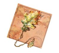 Metal Bookmarks Leaf Art Reading Bookmark | Bookmark Plant for Reading Library School Dorm Office Women Men Teacher Writer