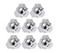 Metal Box Corner Protectors Wooden Box Edge Guard Protector 58 x 58 x 58 mm Silver Tone 8 Pieces