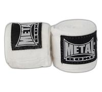 METAL BOXE Boxing Training Hand Wraps, White, 4 m