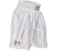METAL BOXE Pro Line English Boxing Shorts White/Gold S, White/Gold, S