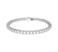 Swarovski Jewellery Swarovski Matrix Round Cut Crystal Tennis Bracelet Small Length 0.4cm, 15.5cm