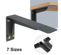 Metal Bracket Set for Floating Shelves with Strong Rust Inhibitor Coating Protection (16in )