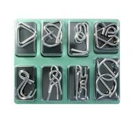 Metal Brain Teasers - Iron Puzzles, Rings Game - For Home Parties Birthday On The Road Teens
