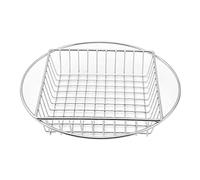 Metal Bread Basket Fast Food Serving Tray Decorative Tray French Fries Holder Serving Bowl Storage Organizer Snacks Bucket For Home Parties