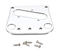 Metal Bridge Plate Guitar Component Metal Construction Sustains Tuning Retention Simple in Installation Guitar Bridge Plate