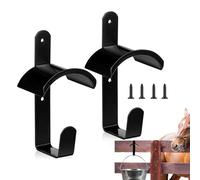 Metal Bridle Holder - Bridle Stand Wall Mount | Bridle Hook Storage Hook | Bridle Holder, Storage for Horse Saddle with Screws, 2 Wall Hooks, Accessories for Horse Stable