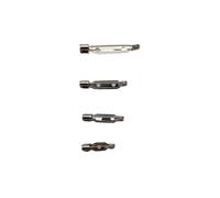 Metal Brooch Pins with Holes, 10 Pcs Multicolor Pin Brooch Base Backbar Badge Holder Pins DIY Jewelry Findings 15-30mm(Iron,24mm)