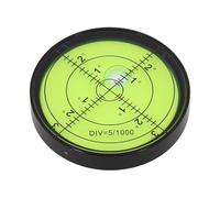 Metal Bubble Level 60x10mm for Measuring Horizontal Spirit Level with Stainless Steel Body, Black/Silver, 1pc B