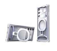 Metal Bumper Frame for Nubia RedMagic 11 Pro+ Cover Coque Built-in Magnetic Bracket(Silver Blue,Redmagic 11Pro+)