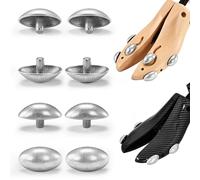 Metal Bunion Plugs for Shoe Stretcher,Toe Plugs Set,Replacement Pack for Shoe and Boot Stretcher 8 Pack, Silver, One Size