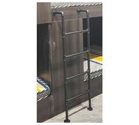 Metal Bunk Bed Ladder for Loft Beds205cm Attic Stairs & Egress Escape Ladder Ideal for Basement Window Wells & Interior Bunks Durable & Safe Design