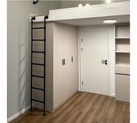 Metal bunk bed ladder - Robust, wall-mounted emergency climbing ladder for safe emergency use