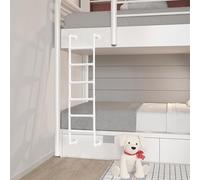 Metal Bunk Ladder Wall Mounted Climbing Attic Loft Ladder Basement Window Well Egress, Heavy Duty, Supports 330 lbs