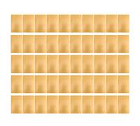 Metal Business Cards, Blank Business Cards, 50pcs 3.4x2.1in Aluminum Heat Transfer Business Cards for DIY Business Card(Gold)