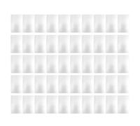 Metal Business Cards Blanks Aluminum DIY Craft Supplies Sturdy Durable Elegant Name Cards Entrepreneurs 50 Sheets 86mm x 54mm (White)