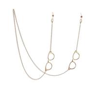Metal Butterfly Small Daisy Sunglasses Glasses Chain Women Long Chain For Eyeglasses Chain Cord Holder Rope Neck(Gold B)