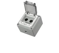 Metal Button Switch Control Box Emergency Stop Waterproof cast Aluminum Alloy Start Industrial Two or Three Position Switch emer(2)