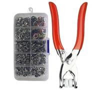 Metal Buttons and Pliers Tool Coat Sewing Supplies | Fabric Buttons and Fasteners Kit for Tailors Quilters Artists Sewers Hobbyists Clothing Bag Quilting Projects Craft