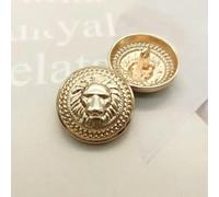 Metal Buttons Crown Pattern Golden British College Style Designers Handmade Luxury Garment Sewing Accessories DIY Buttons 6pcs-1-23.0mm 6pcs
