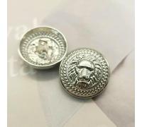Metal Buttons Crown Pattern Golden British College Style Designers Handmade Luxury Garment Sewing Accessories DIY Buttons 6pcs-2-18mm 6pcs