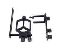 Metal C Type Telescope Spotting Scope Adapter, Phone Camera Mount Bracket, Universal Adapter for DSLR SLR Digital Cameras and Cellphones, with Rotatable Bracket for Eyepiec
