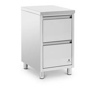 Metal Cabinet - 2 drawers - 50 x 60 cm - Royal Catering RCCD-2S