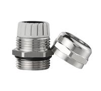 Metal Cable Glands Waterproof Cable Gland Connector IP68 Nickel Plated Brass Metric M8 M10 M12 M14 M16 M18-M36 Fit 18-25mm for 4-8mm for Dia Cables(M63x1.5 fit 37-44mm)