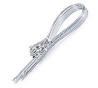 Metal Cable Ties, 304 Stainless Steel Zip Ties 100Pcs/20IN/500MM Heavy Duty, Heat Resistant for Exhaust Wrap/Fencing/Pipes/Auto Repair, Replace Metal Wires.