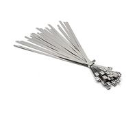 Metal Cable Ties, 50pcs 7.9mm Stainless Steel Cable Ties(10pcs,7.9mmx300mm)