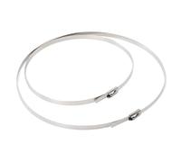 Metal Cable Ties, Multi-Purpose Coated Locking Stainless Steel Cable Twist Ties 200pcs 10x(100-450) mm(10x400mm)