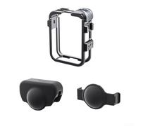 Metal Cage Frame Set for DJI 360 Constructed from Aluminum Alloy with Quick-Release and Two Lens Cases (silver)