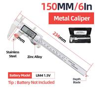 Metal Caliper Digital Pachometer Professional Vernier Caliber Measuring Tools Wo