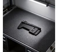 Metal Camber Gauge for RC Hobbyists Requiring Consistent Wheel Height and Rim Camber Readings on For 1/For 10 Cars (Blue)