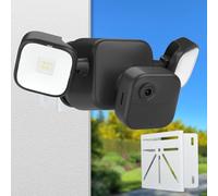 Metal Camera Corner Mount Compatible with Blink Outdoor 4 Floodlight Camera, Blink Out Door 3 Floodlight Camera, Camera Wall Mount Replacement, 270°View on Both Sides of Exterior Wall (1 PCS)