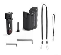 Metal Camera Grip Kit Bundle for Insta360 Ace-Pro 2/Ace-Pro, for DJI Action, Hero Series, Anti-Drop Design with Integrated Shutter Button, Compact Metal and ABS